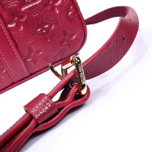 Louis Vuitton Outlet monogram empreinte speedy bandouliere 25 M40762 red