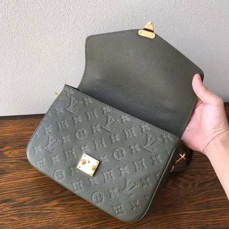 Louis Vuitton Outlet original Monogram Empreinte Tote Bag M41486 green