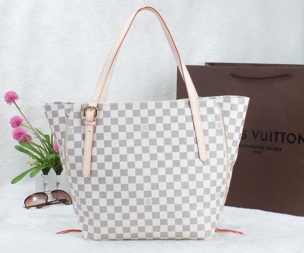 2014 Louis Vuitton Outlet 412085 white grid