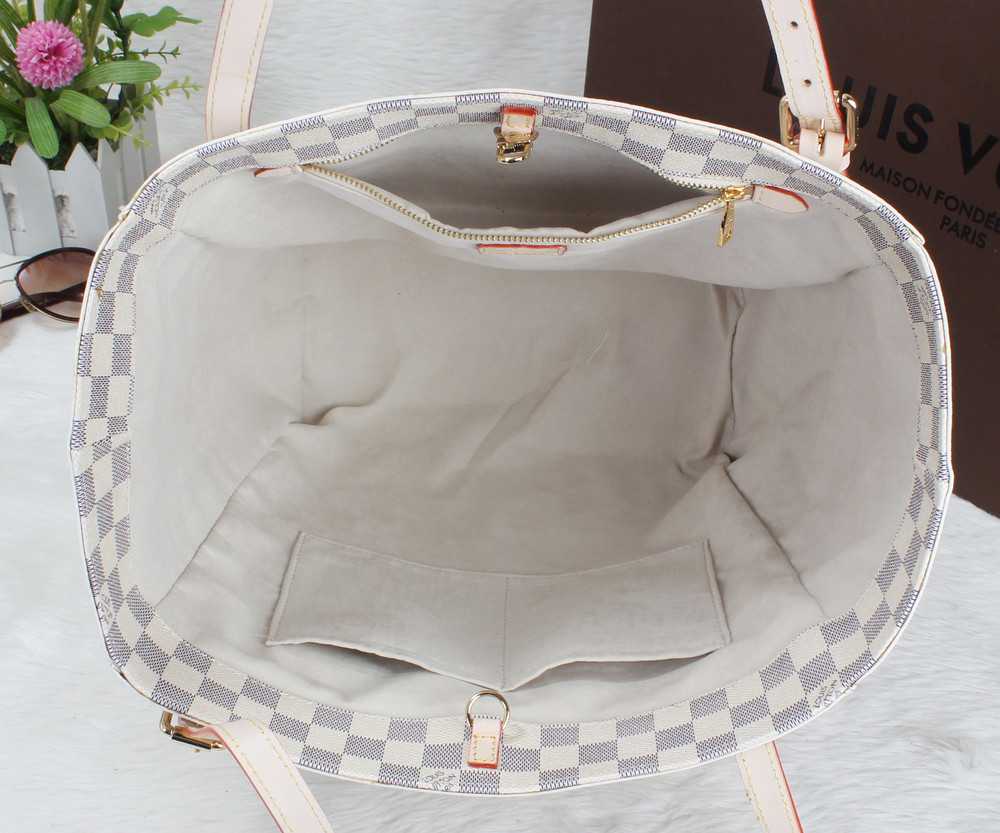 2014 Louis Vuitton Outlet 412085 white grid