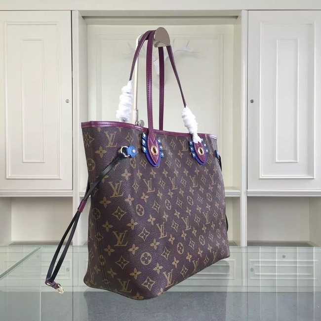 Louis Vuitton Outlet Monogram Canvas NEVERFULL MM 41663 Purple