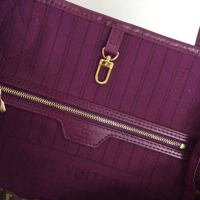 Louis Vuitton Outlet Monogram Canvas NEVERFULL MM 41663 Purple