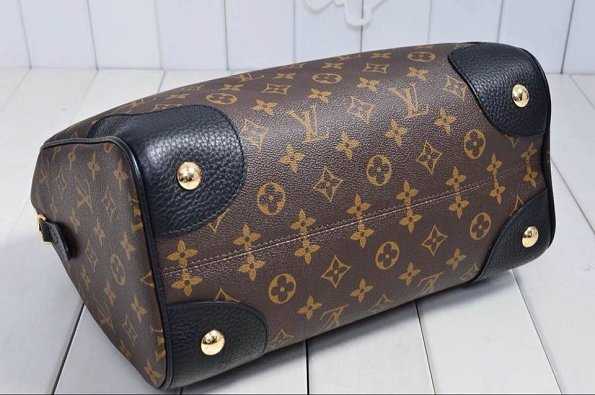 2015 Louis Vuitton Outlet monogram canvas retiro nm m50058 black