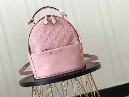 Louis Vuitton Outlet Original sorbonne backpack monogram empreinte M41561 pink