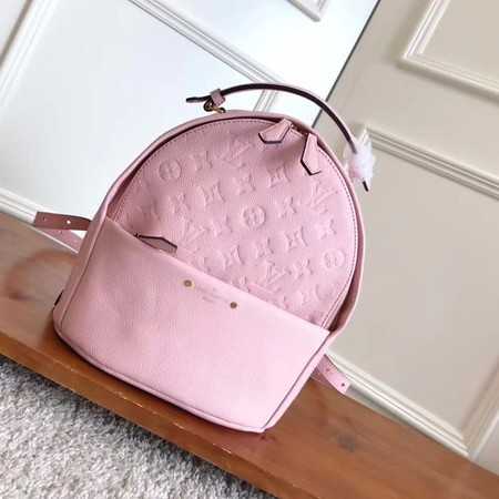 Louis Vuitton Outlet Original sorbonne backpack monogram empreinte M41561 pink