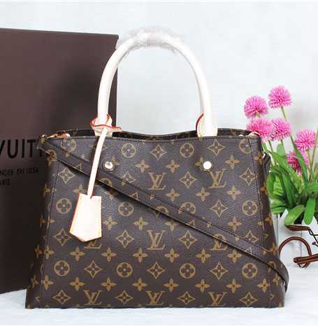 2014 Louis Vuitton Outlet monogram canvas montaigne bag pm m41055