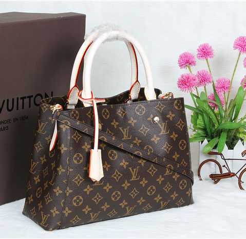 2014 Louis Vuitton Outlet monogram canvas montaigne bag pm m41055