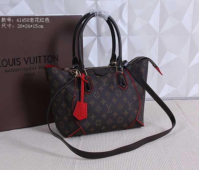 Louis Vuitton Outlet Damier Ebene Canvas Caissa Tote Bag PM M41548