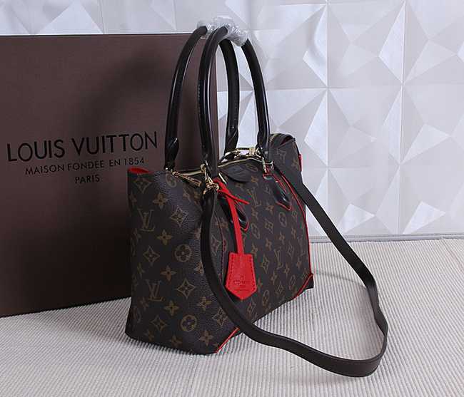 Louis Vuitton Outlet Damier Ebene Canvas Caissa Tote Bag PM M41548