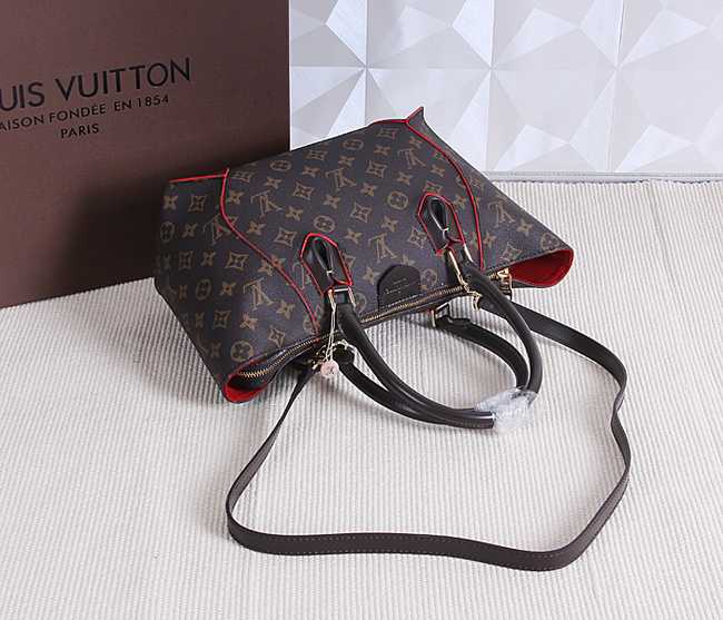 Louis Vuitton Outlet Damier Ebene Canvas Caissa Tote Bag PM M41548