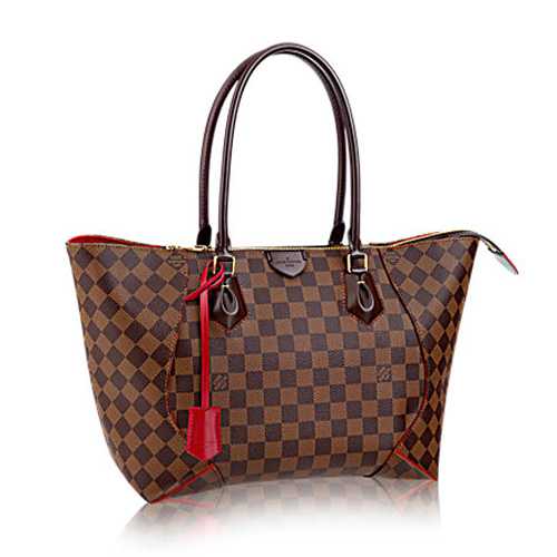 Louis Vuitton Outlet Damier Ebene Canvas Caissa Tote Bag PM M41548