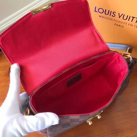 Louis Vuitton Outlet Damier Ebene Canvas Croisette Hand Carry Shoulder Handbag N53000