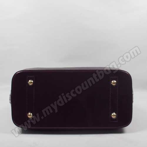 Louis Vuitton Outlet Monogram Vernis Alma MM Purple 93625