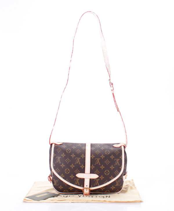 Louis Vuitton Outlet monogram canvas saumur mm m40710