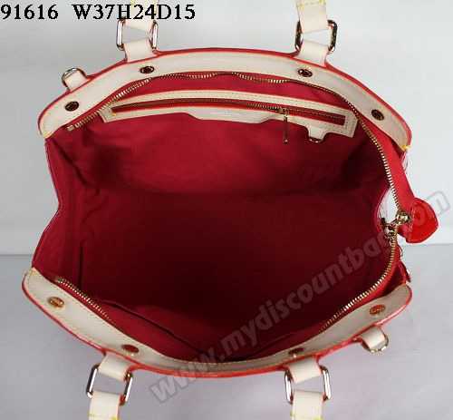 Louis Vuitton Outlet Bags and Purses Monogram Vernis Bag Red 91616