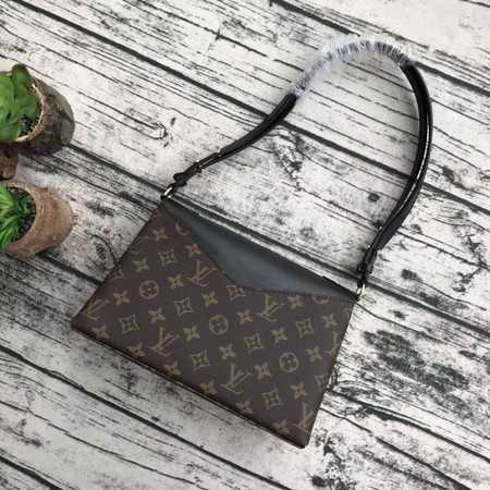 Louis Vuitton Outlet Original Monogram Canvas SAINT MICHEL M44030 black