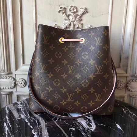 Louis Vuitton Outlet monogram canvas original bag neonoe M44020 pink