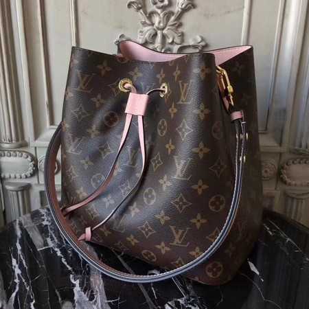 Louis Vuitton Outlet monogram canvas original bag neonoe M44020 pink