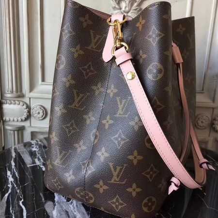 Louis Vuitton Outlet monogram canvas original bag neonoe M44020 pink