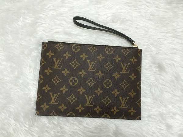 2014 Louis Vuitton Outlet monogram canvas pochette pallas m60608 black