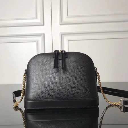 Louis Vuitton Outlet original Epi Leather Shoulder Bag M50321 black