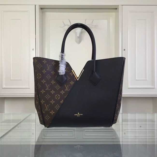 Louis Vuitton Outlet Monogram Canvas KIMONO Tote Bag 40460 Black