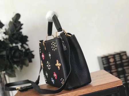 Louis Vuitton Outlet mongram flowers BB M54310 black