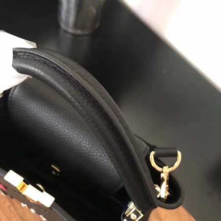 Louis Vuitton Outlet mongram flowers BB M54310 black