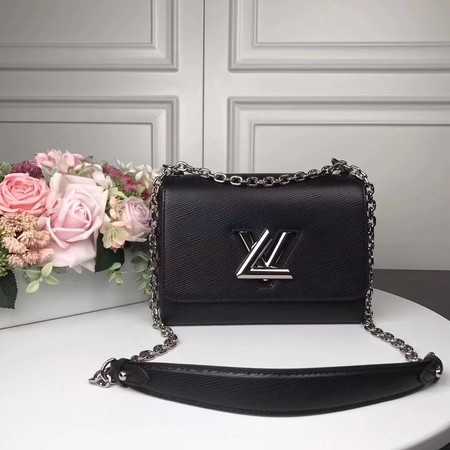 Louis Vuitton Outlet TWIST Original leather Shoulder Bag M50280 black