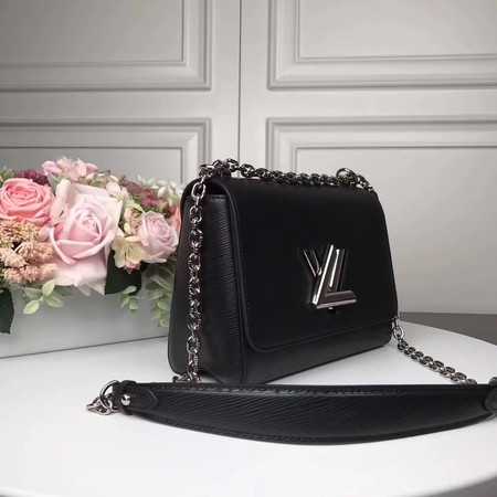 Louis Vuitton Outlet TWIST Original leather Shoulder Bag M50280 black