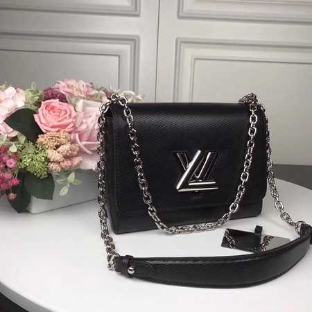 Louis Vuitton Outlet TWIST Original leather Shoulder Bag M50280 black