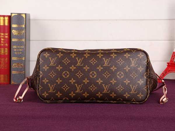 2015 Louis Vuitton Outlet neverfull mm monogram v m41602 blue