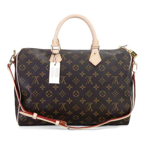 Louis Vuitton Outlet Monogram canvas Speedy 35 Bandouliere handbag M40392