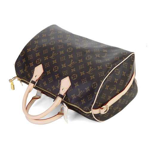 Louis Vuitton Outlet Monogram canvas Speedy 35 Bandouliere handbag M40392