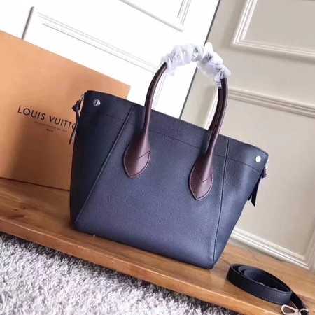 Louis Vuitton Outlet original calfskin Tote Bag freedom M54842 dark blue