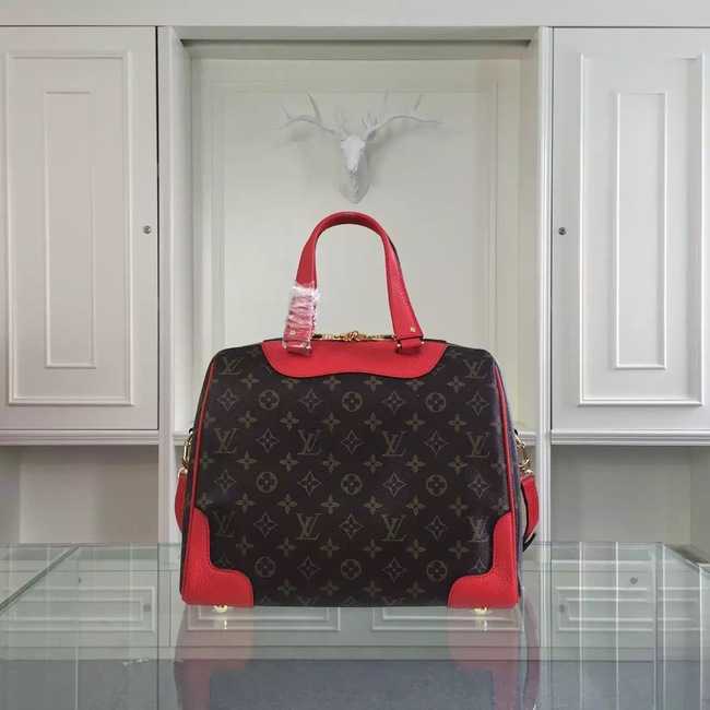 Louis Vuitton Outlet Monogram Canvas Retiro NM M50057 Red