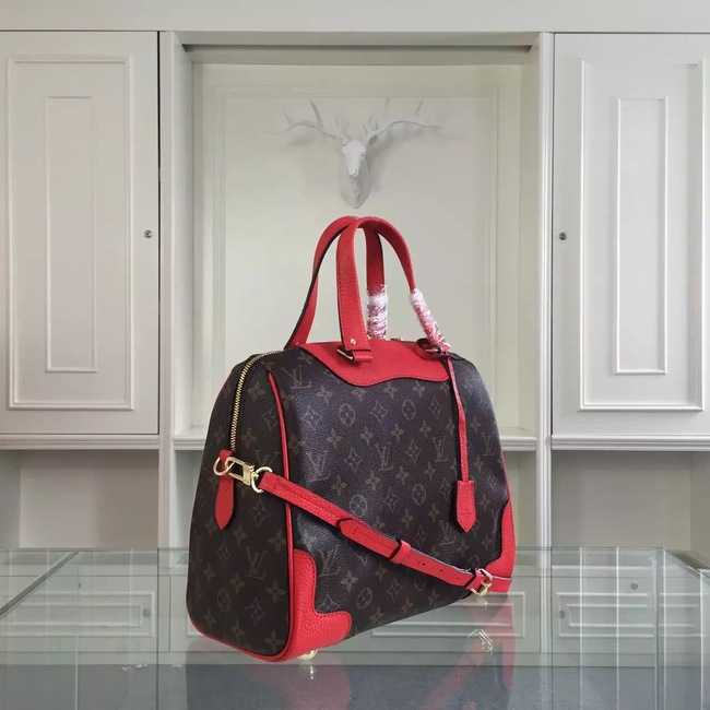 Louis Vuitton Outlet Monogram Canvas Retiro NM M50057 Red