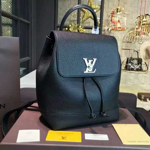 Louis Vuitton Outlet Soft Calf Leather Lockme Backpack M41815 Noi