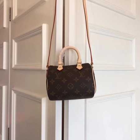 Louis Vuitton Outlet Monogram Canvas Original leather nano speedy M61252