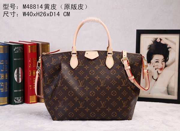 2015 Louis Vuitton Outlet monogram canvas bag turenne mm m48814