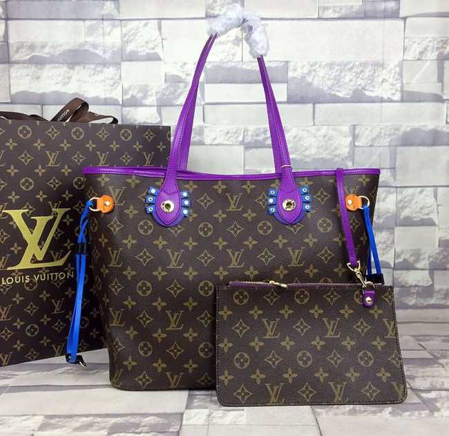 Louis Vuitton Outlet Monogram Canvas 41663 Purple