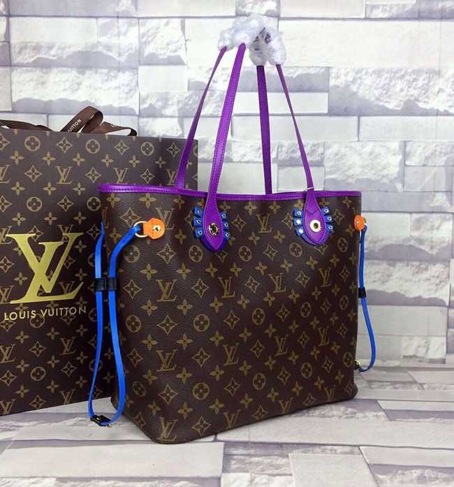 Louis Vuitton Outlet Monogram Canvas 41663 Purple