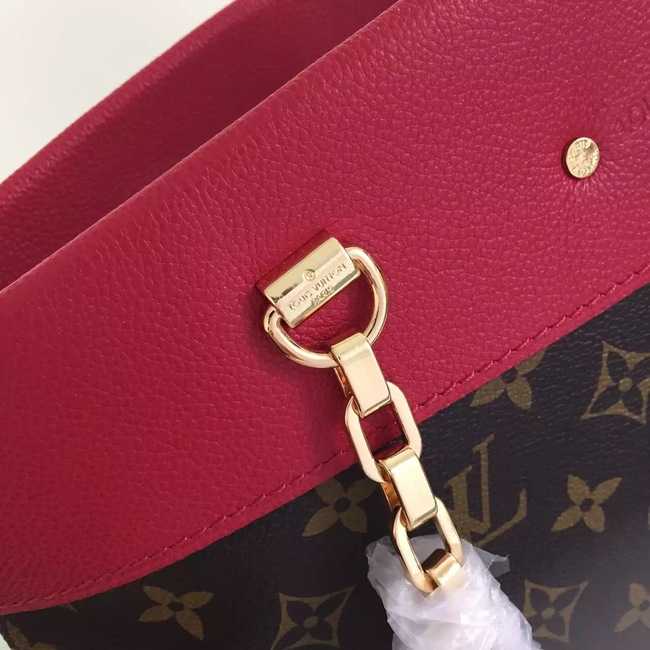 Louis Vuitton Outlet Monogram Canvas Pallas Shopper M51197 Red