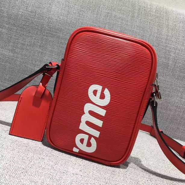 2017 Louis Vuitton Outlet original superme danube mm 41806 red