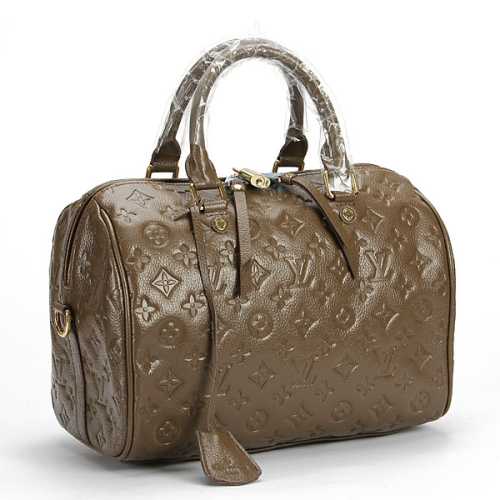 Louis Vuitton Outlet monogram empreinte speedy bandouliere 30 M40762 coffee