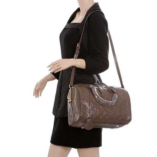 Louis Vuitton Outlet monogram empreinte speedy bandouliere 30 M40762 coffee