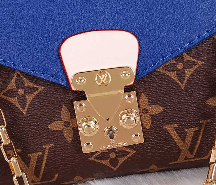 2014 Louis Vuitton Outlet pallas chain shoulder bag m41200 blue