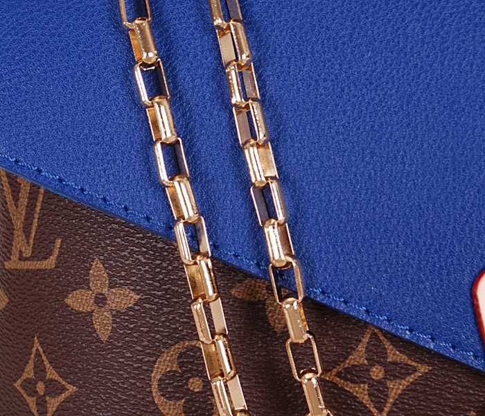 2014 Louis Vuitton Outlet pallas chain shoulder bag m41200 blue