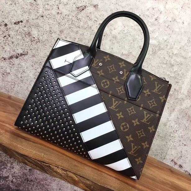 2017 Louis Vuitton Outlet imported leather city steamer mm m42526