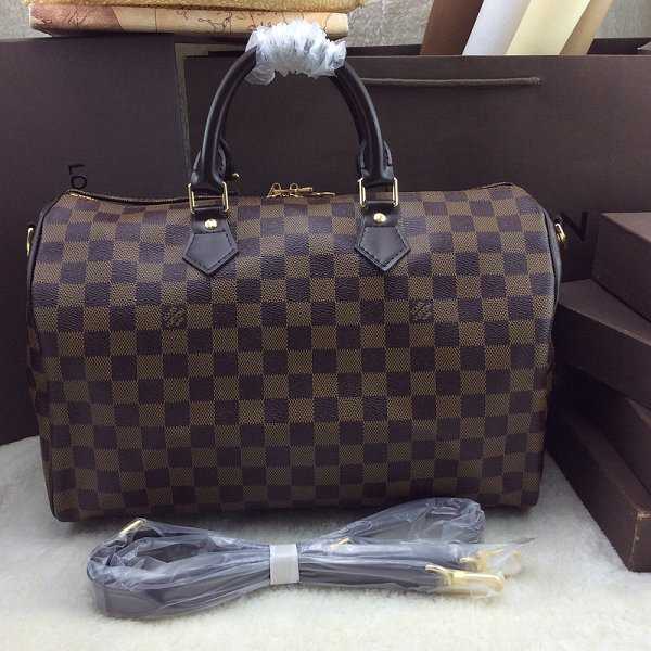 Louis Vuitton Outlet Damier canvas speedy 35 handbag N41182